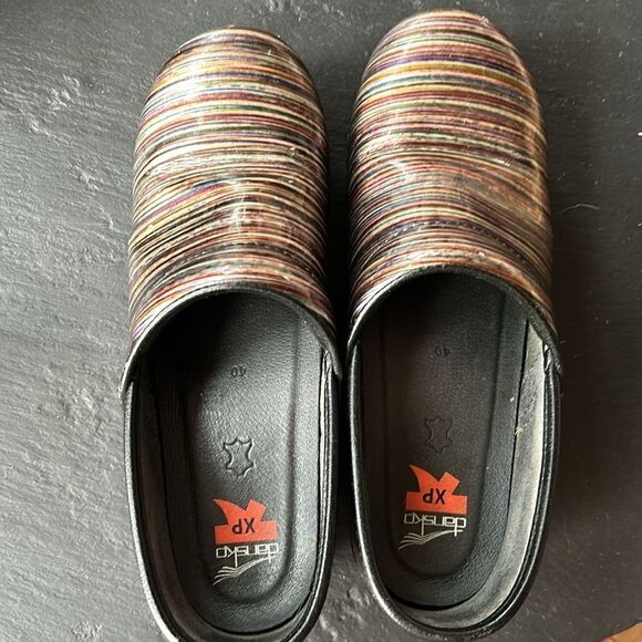 Dansko XP Professional Nurses Striped Clogs size 40 - Picture 6 of 10